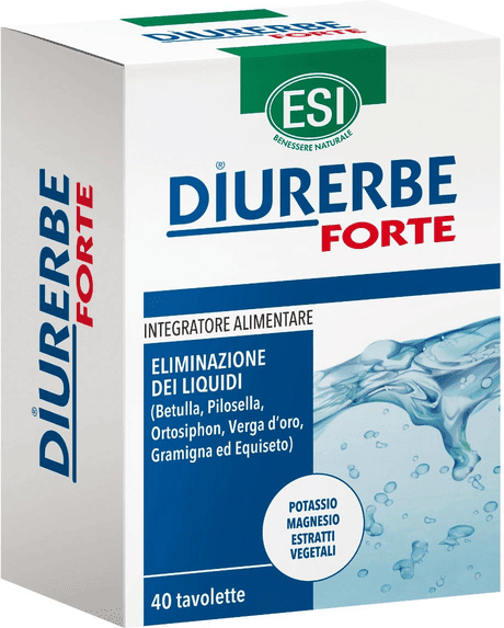 Diurerbe Esi Forte Integratore Drenante 40 Tavolette