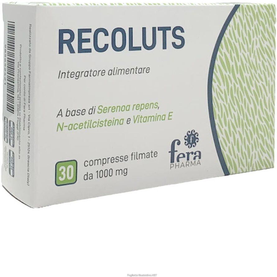 FERA PHARMA Srls Recoluts, 30 Compresse
