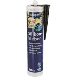Hobby Silikonkleber, schwarz - 310 ml
