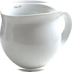 Luigi Colani Porzellan Kaffeebecher XXL white