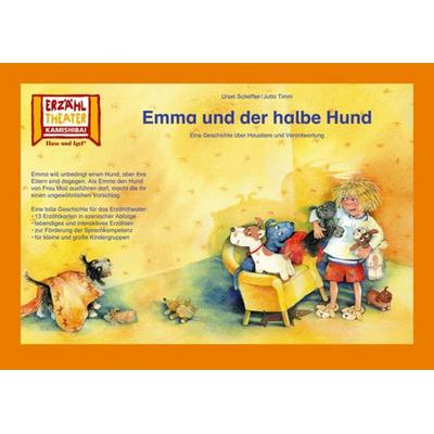 Emma und der halbe Hund / Kamishibai Bildkarten, Nonbook von Ursel Scheffler, Hase und Igel Verlag