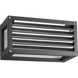 Heitronic Sevilla Lamellen 500614 Wandleuchte LED E27 7 W Anthrazit