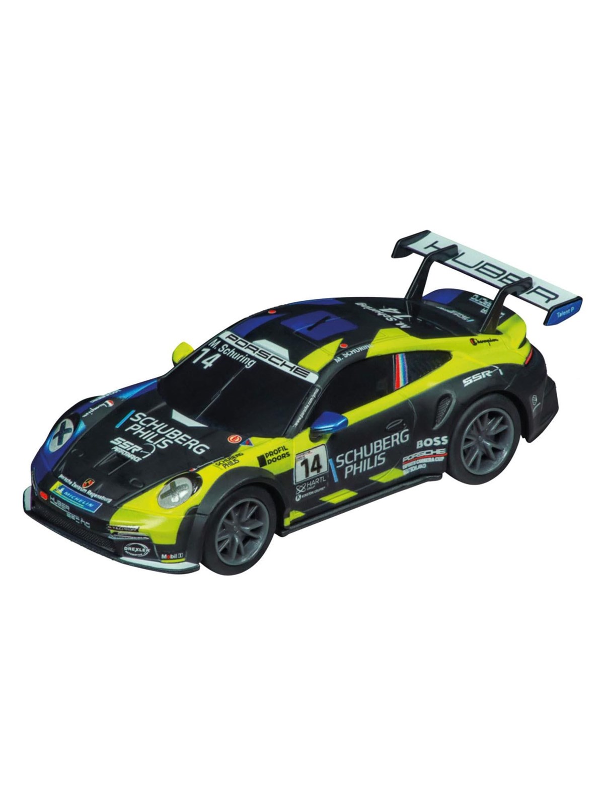 Carrera GO!!!Go!!! Porsche 992 GT3 Cup Huber Racing No.14 - 1:43