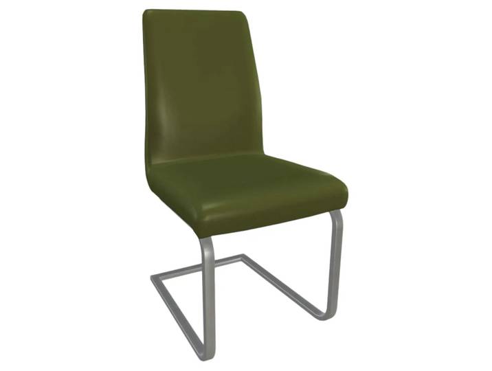 Stuhl Larona 2 Trendstühle / Farbe: Apple / Material: Leder