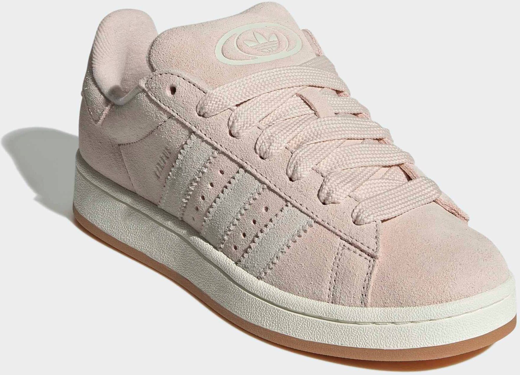 Sneaker ADIDAS ORIGINALS "CAMPUS 00S", Damen, Gr. 38,5, rosa (wonqua, sanftes weiß, wonqua), Leder, Schuhe Sneaker wonqua, sanftes weiß, wonqua 38,5