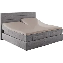 Topperbezug Splitt Feinjersey (190x200cm) - 190x200cm