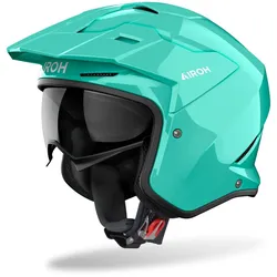 Airoh Urban Jet Helm Kombakt Color Aquamarine Gloss M