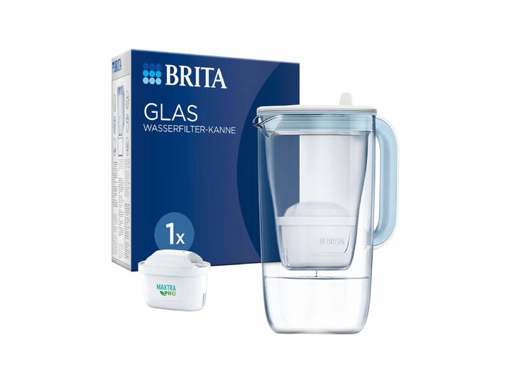 BRITA Glas Wasserfilter 2,5l inkl. 1x Maxtra Pro Pure Performance Kartusche