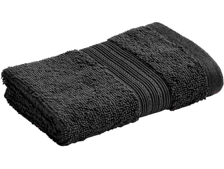 Waschlappen CHRISTY Organic , beige (cinder), B:30cm L:30cm, Walkfrottier, Waschlappen, Waschlappen, Luxus Seiftuch mit 550g/m², 100% Bio-Baumwolle, 30 x 30, 4er Set
