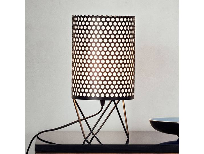 ABC Tischleuchte Schwarz - GUBI Pedrera - Wohnzimmer - Design - Metall - Einflammig