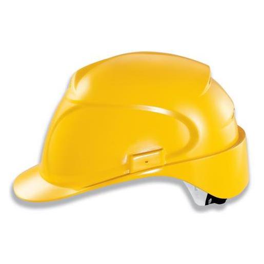 Uvex Schutzhelm airwing E-WR 9760130 gelb ohne Lüftungen (52 - 61 cm) (9760130)