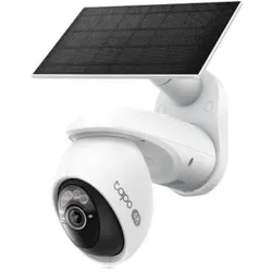 TP-Link Solar-Powered Security Camera Kit (3840 x 2160 Pixels), Netzwerkkamera, Weiss