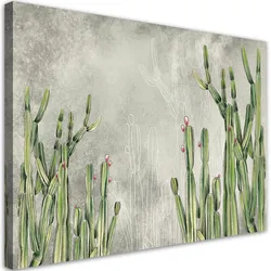 WANDBILD großer wüstenkaktus