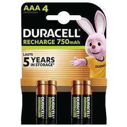 Duracell Micro (AAA)-Akku NiMH 750 1.2 V 4 St. 150060