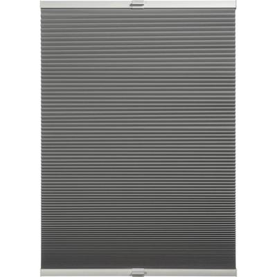 Wabenplissee "Thermo Sina", grau, B:120cm H:130cm, Obermaterial: 100% Polyester, SCHÖNER WOHNEN-KOLLEKTION, Plissees, verschraubt, energiesparend, Thermo Rückseite, schallabsorbierend