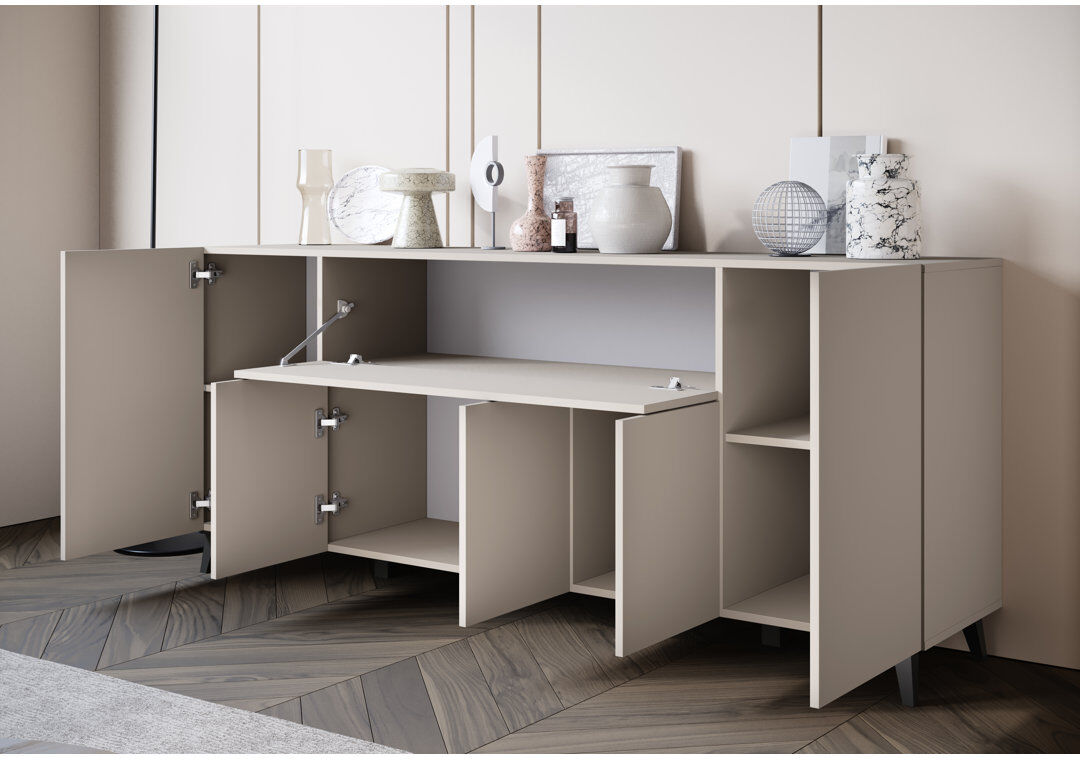 17 Stories 180 cm W Sideboard Beige 76cm H X 180cm W X 37.5cm D