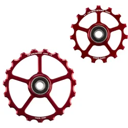 CERAMICSPEED Schaltwerkröllchen Aluminium Coated | 15 & 19 Zähne fü