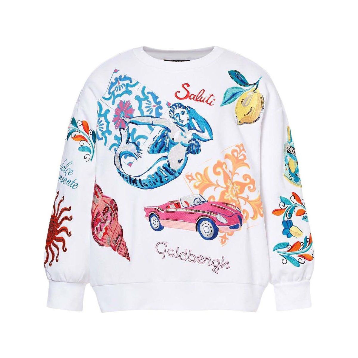 Goldbergh Seraphina Sweater white (8000) M GB38023261-8000-M