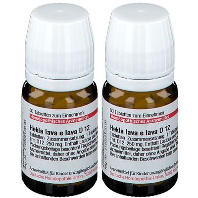 Hekla lava e D 12 Tabletten Doppelpack 2x80 St