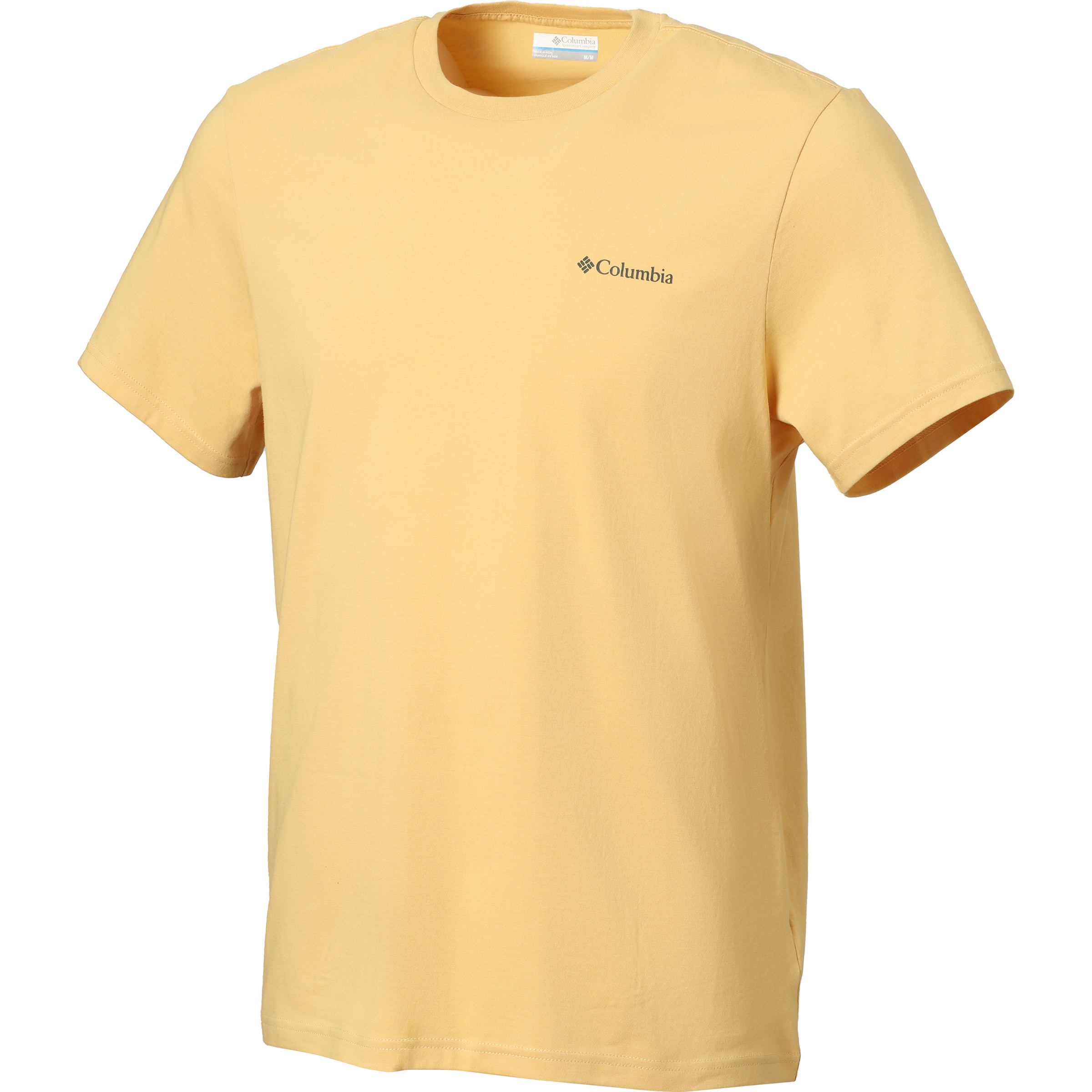 Columbia CSC Outdoor Back Graphic Herren T-Shirts gelb Größe XL Lifestyle Hautfreundlich
