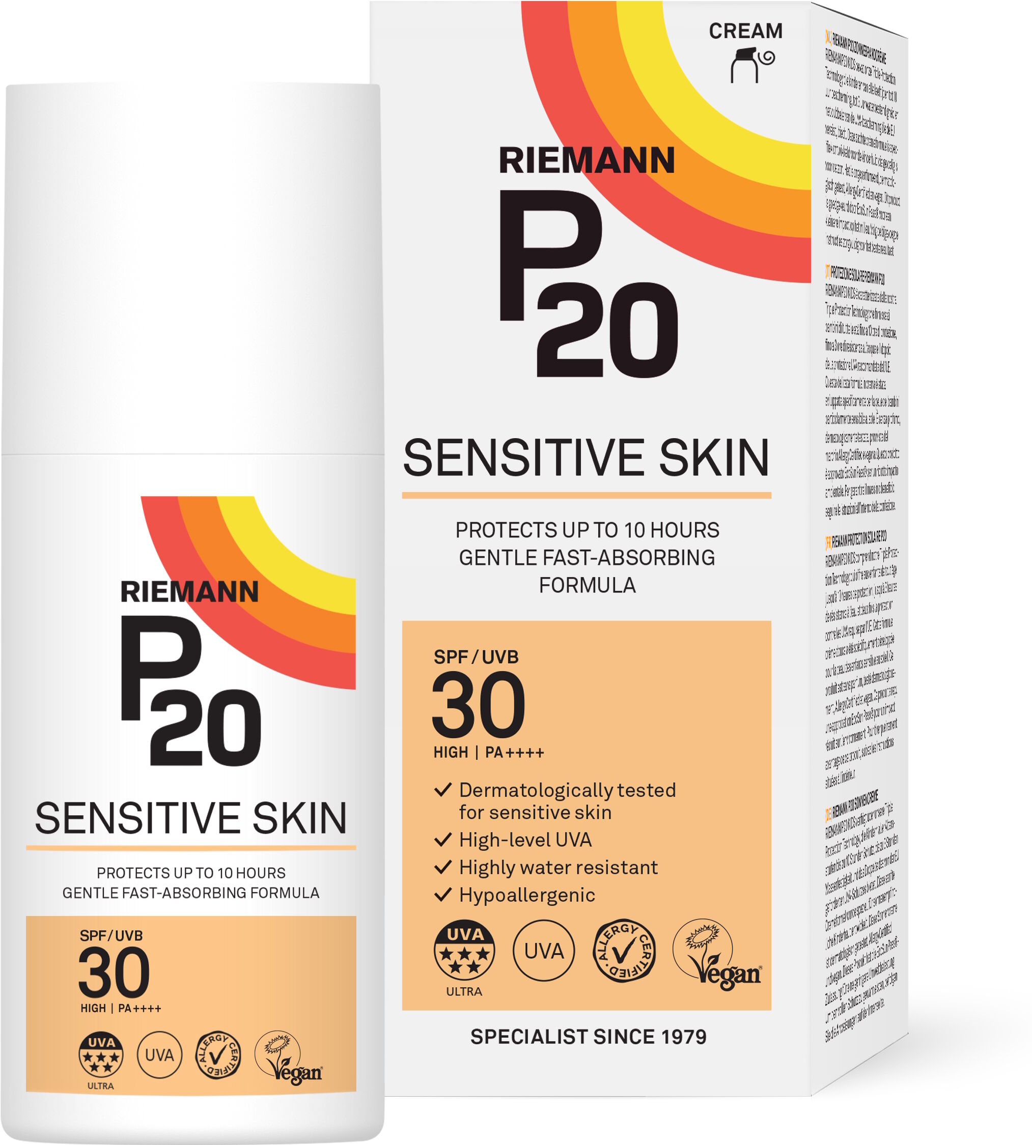 P20 Sensitive Skin SPF 30 200 ml