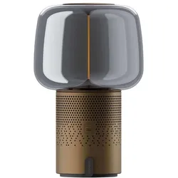 Kooduu Serena Play Tragbare Lautsprecherlampe (8 h), Bluetooth Lautsprecher, Braun, Kupfer, Bronze