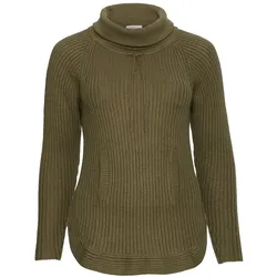 Rollkragenpullover - grün - 52/54