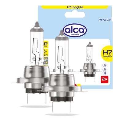 ALCA Glühlampe Halogenlampe H7 12V 55W 2 Stk. 720270