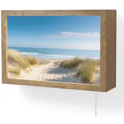 WANDLEUCHTE Strand - Meer - Düne - Sand - Sommer 30x20 cm Wandlampe
