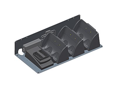 HONEYWELL Datamax Multi-Bay Charging Kit, RL series, 3-Upright (229029-000)