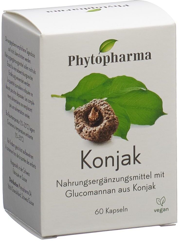 Phytopharma Konjak Kaps Ds 60 Stk St Kapseln