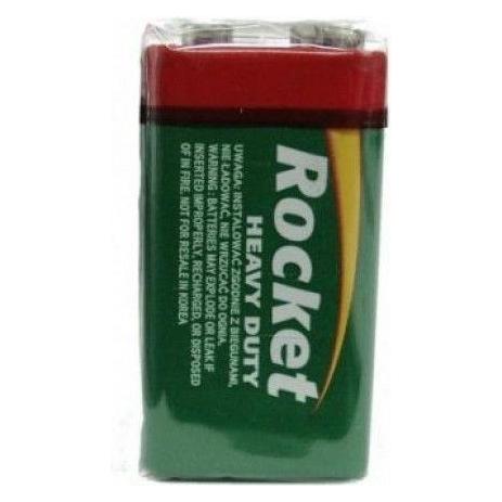 Rocket 6F22-1AA (9V) Celofana iepakojuma 1gb (1 Stk., 9V Block) (RF22SH1)