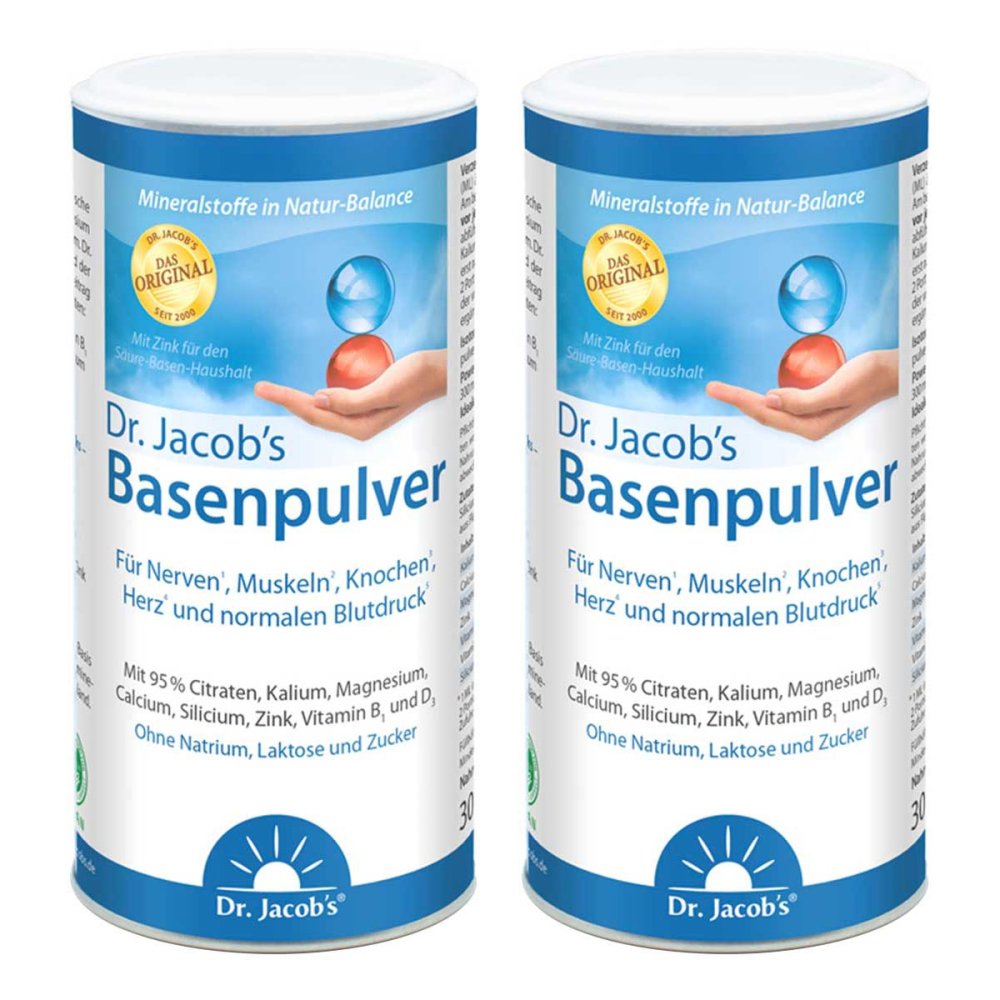 VEDASAN GMBH Dr. Jacob's Basenpulver Original Basen-Citrat-Mineralstoffe 08102681