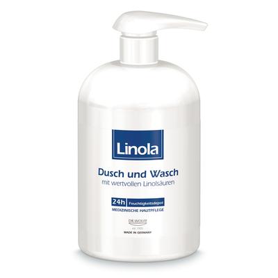 Linola Dusch und Wasch m.Spender 500 ml Duschgel