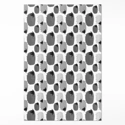 TEPPICH 80x120 cm Gemalte Schafe Regelmäßiges Muster