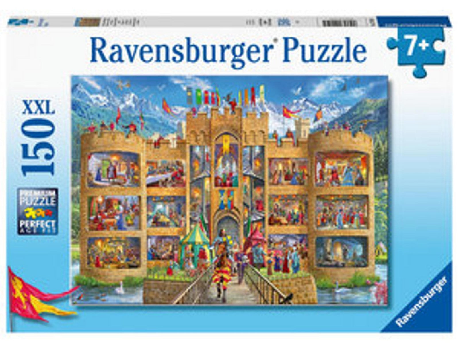 Ravensburger Puzzel Uitzicht op het kasteel Ravensburg