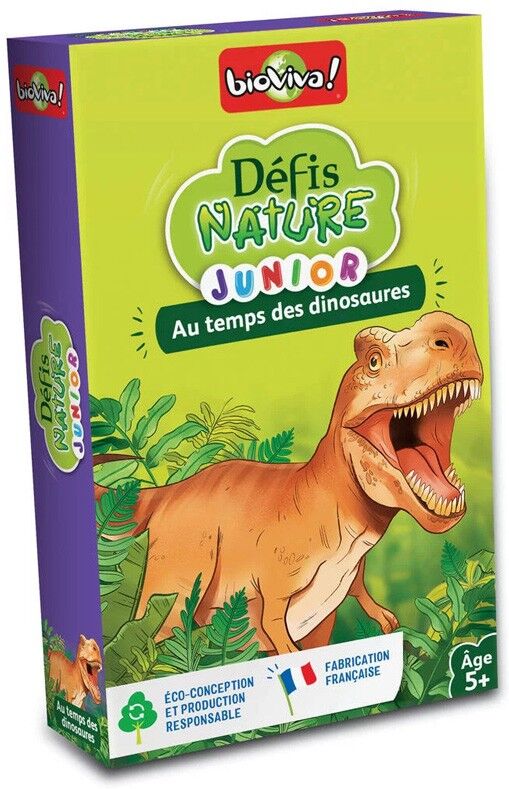 Bioviva Editions Défis Nature Junior - Au temps des dinosaures