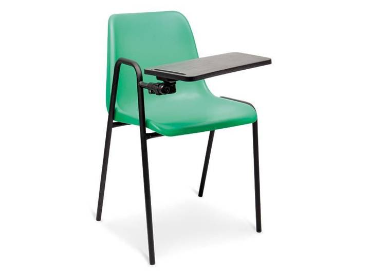 Chaise avec tablette pack de 4 pièces