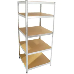 TRUTZHOLM Schwerlastregal 180x75x75cm 875 kg 5 Böden Regal Steckregal Lagerregal