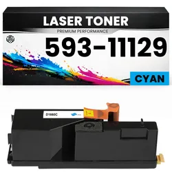 Toner 593-11129 Cyan für Dell 59311129 Premium Alternative Günstig für Dell C1660W