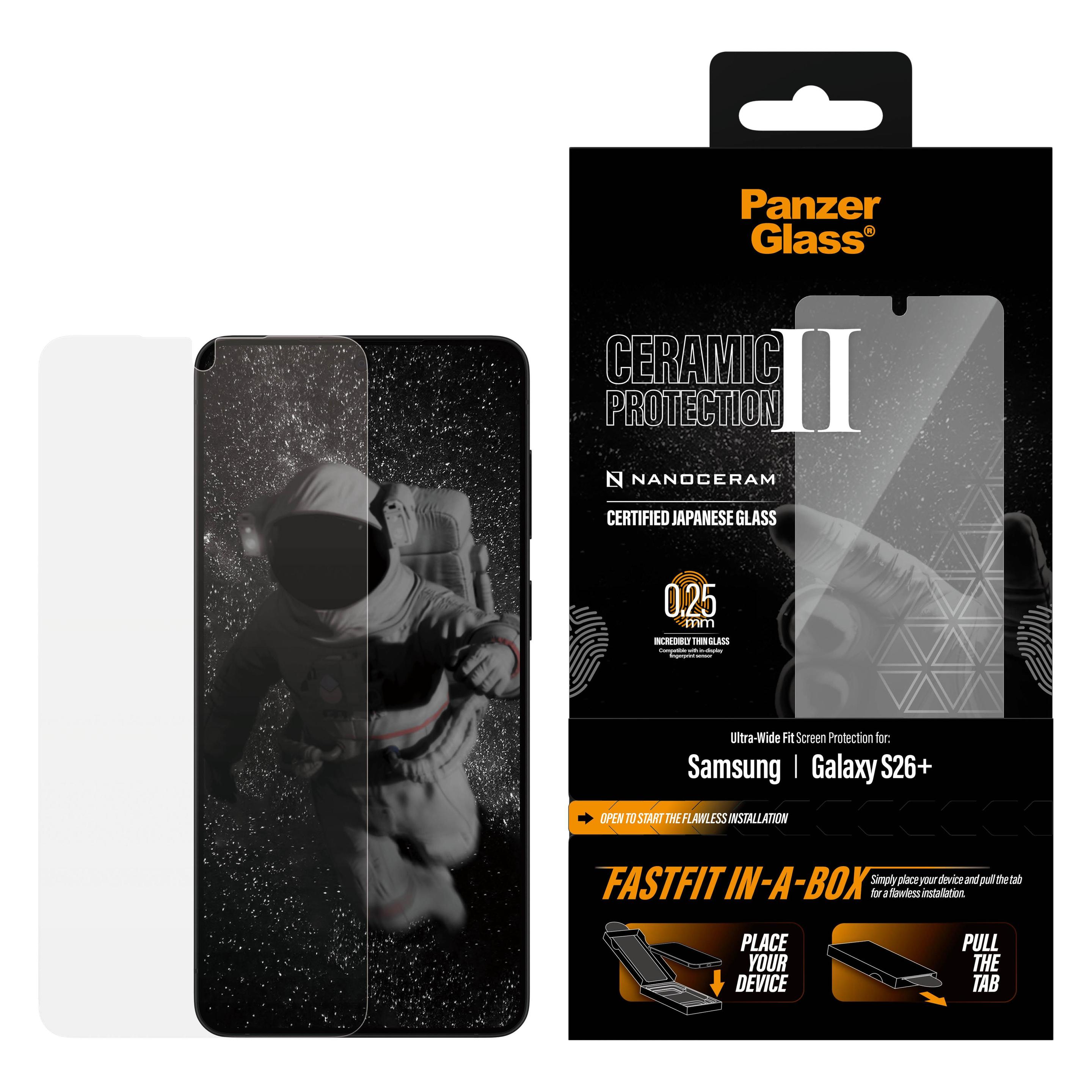 PanzerGlass Ceramic Protection (1 Stk., Samsung Galaxy S26+) (PG26554)