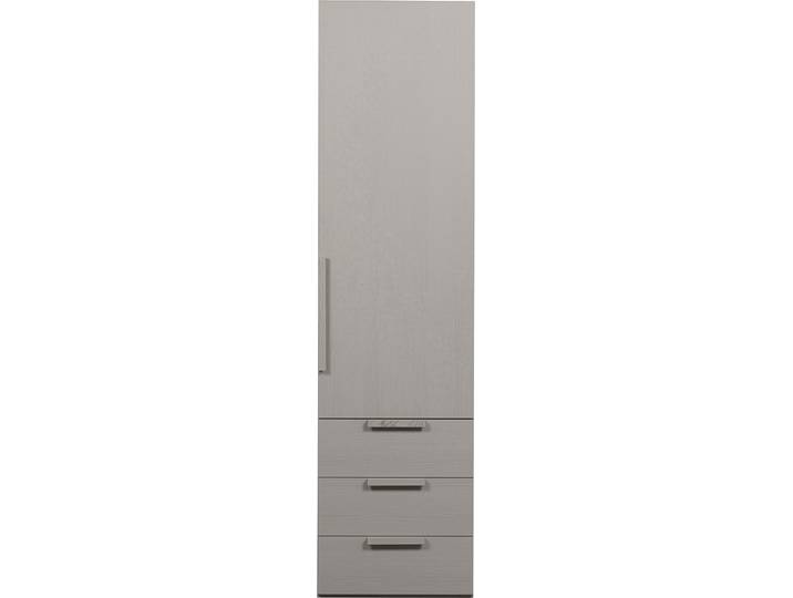 WOOOD Rens Nussbaumdekor lackiert mit Rollführung und sichtbare Maserung H 210 x B 55 x T 58 cm, Wandbefestigung empfohlen, Kombinierbar