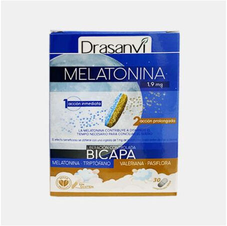DRASANVI MELATONINA BICAPA RETARD 1,9mg 30 COMPRIMIDOS