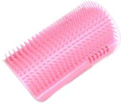 Smart Shopping Spot Self Grooming Cat Scratcher Brush Wall Mounted Cat Self Groomer Hair Remover Massager pink