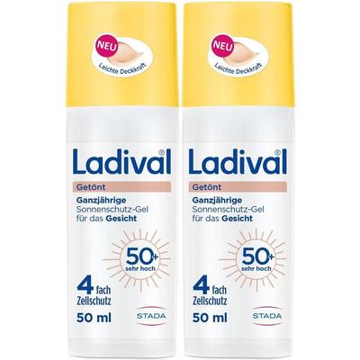 Ladival Sonnenschutz-Gel getönt LSF 50+ 2x 2x50 ml Gel