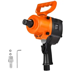 VEVOR Druckluft-Schlagschrauber, 2,54 cm Antrieb, Doppelhammer-Schlagpistole, bis zu 1626 Nm Rückdrehmoment, 4600 U/min 6-Gang-Druckluftschlagwerk für schwere Autoreparaturen und -wartung