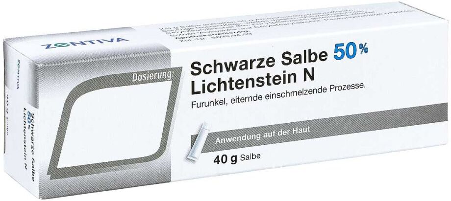 Winthrop Schwarze Salbe 50% Lichtenstein N