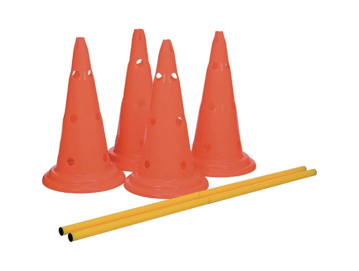 Agility-Hürde TRIXIE Agility Hürde Activity Hindernis Set , bunt (gelb, orange), Ø:30cm, Kunststoff, Tierspielzeuge, Agility-Hürde