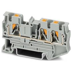 Phoenix Contact 3211771 Durchgangsklemme Push-In-Federkraftanschluss Grau 50 St.