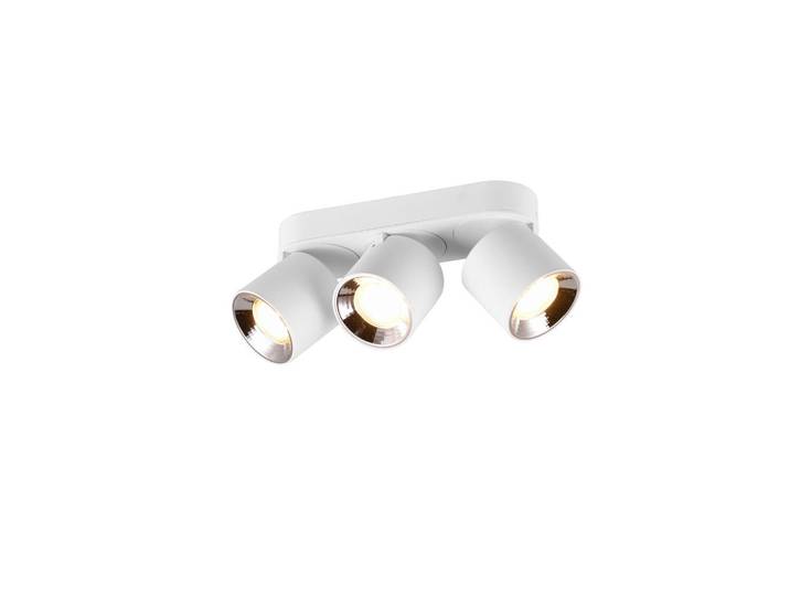 Trio Leuchten Strahler Guayana, Weiß, Metall, 12x8.7x27.3 cm, schwenkbar, LED-Leuchtmittel austauschbar, klappbar, Lampen & Leuchten, Innenbeleuchtung, Spots & Strahler, Deckenspots